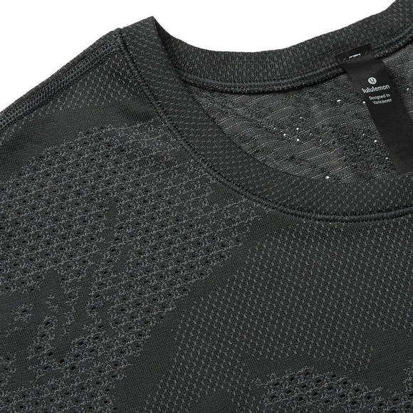 Lululemon - Metal Vent Breathe Short Sleeve - Asphalt Grey/Obsidian Camo - Picture 4 of 9